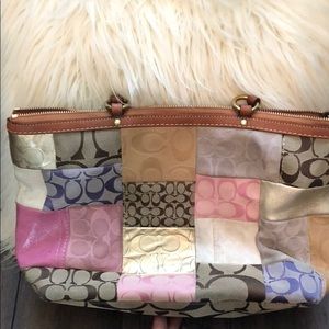 Coach multicolored purse